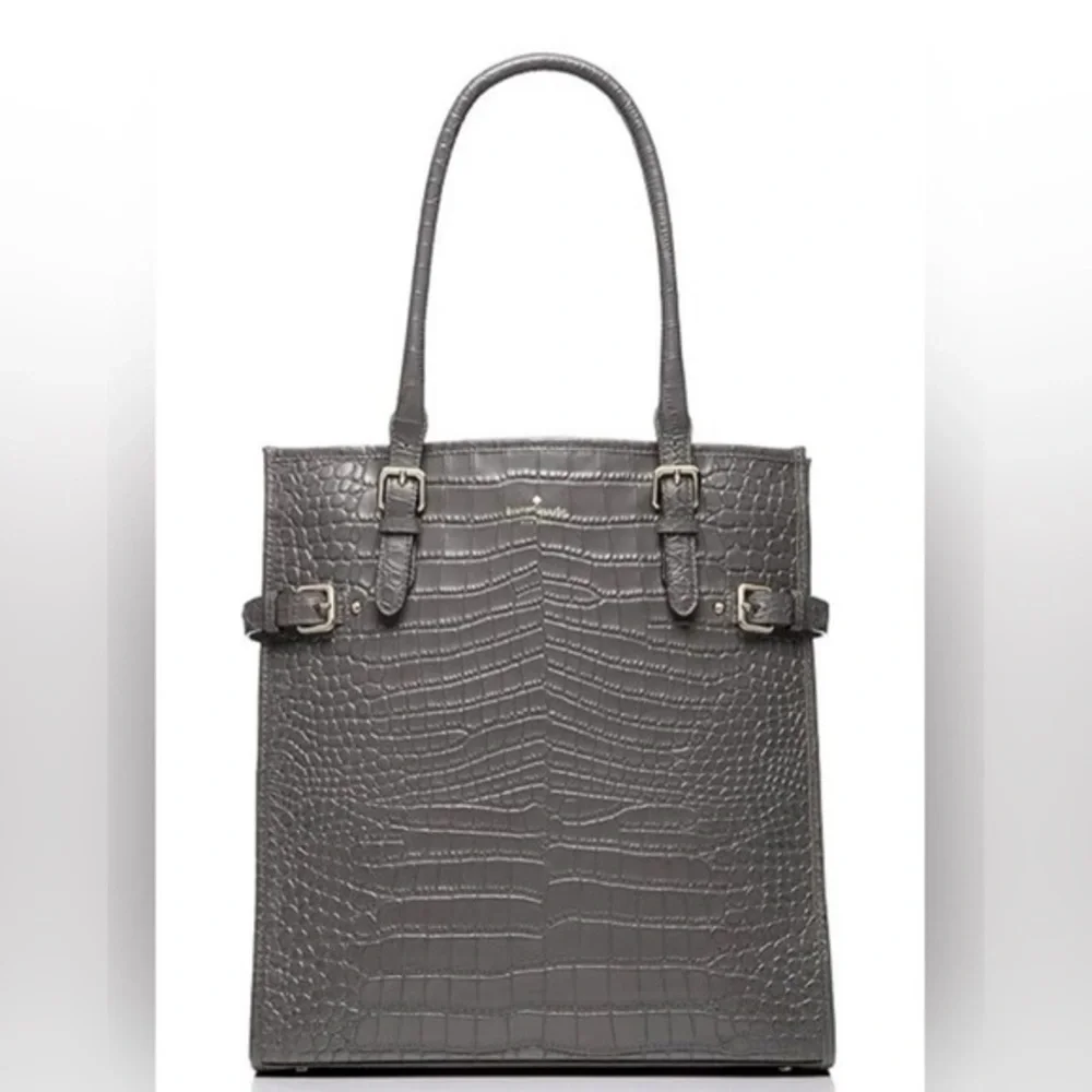Kate Spade Vanston Croc Embossed Jackson Work Tote/Purse